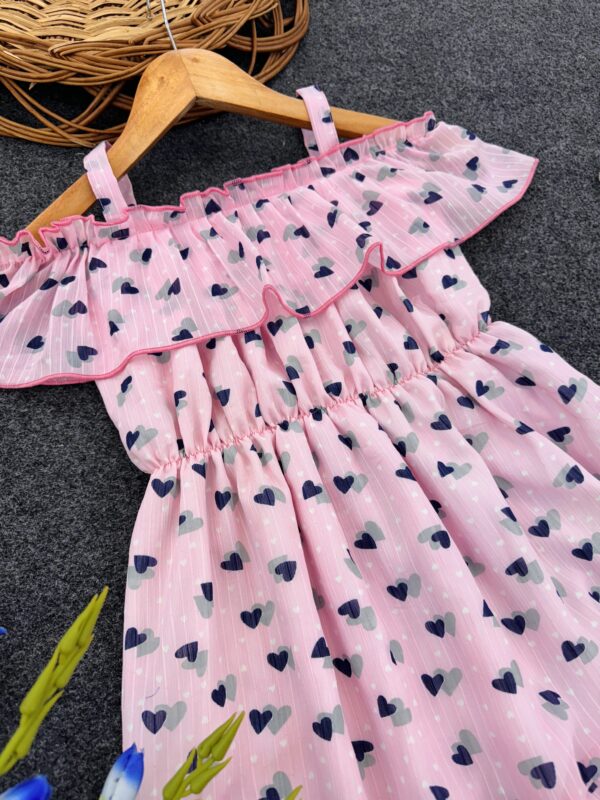 Blush Belle Heart Dress - Image 3