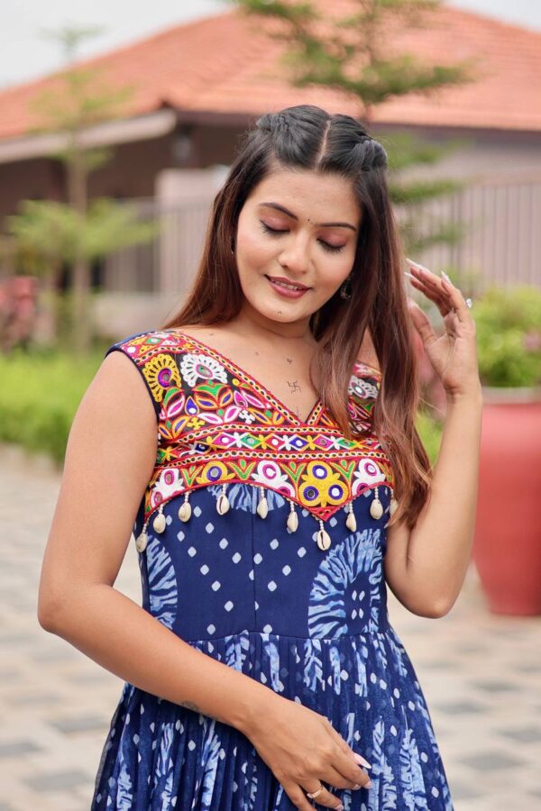 Bandhej Beauty Festive Gown - Image 9