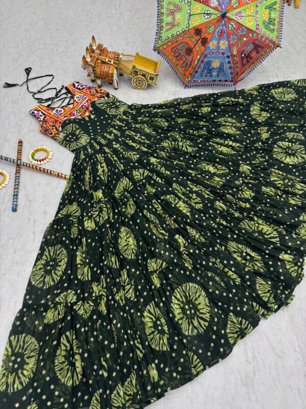 Bandhej Beauty Festive Gown - Image 5